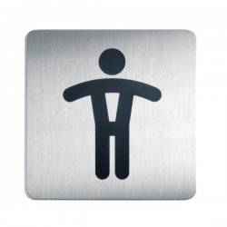 Durable 4954 23 MEN'S WC Square Pictogram , 150 X 150mm